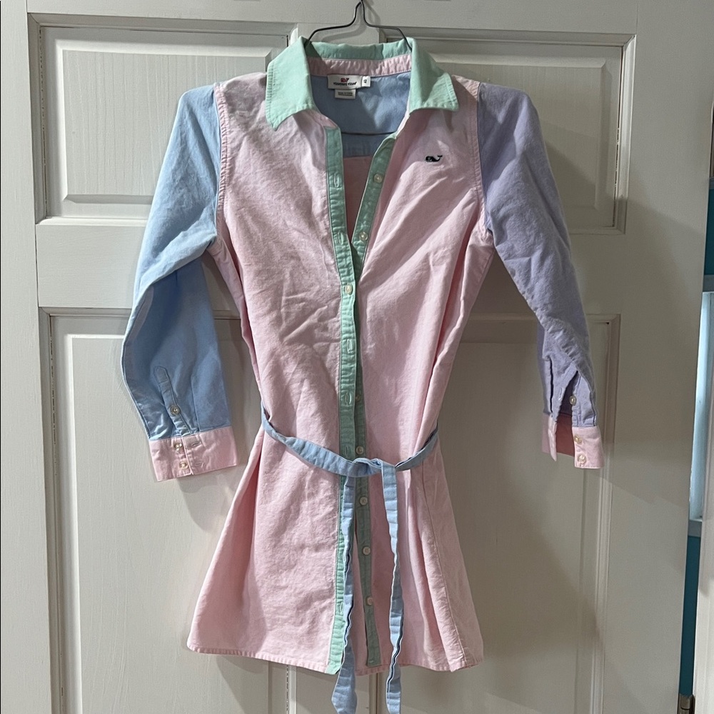 Vineyard Vines Kids Pastel Button Down Shirt
